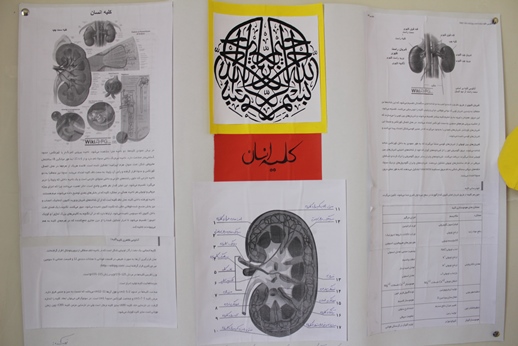 آلبوم تصاویر اولین مرحله نشریه های دیواری 62 مدرسه قزوین (طرح همشاگردی سلام ،سلامت باشید)1394 - 14