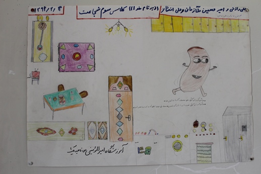 آلبوم تصاویر اولین مرحله نشریه های دیواری 62 مدرسه قزوین (طرح همشاگردی سلام ،سلامت باشید)1394 - 32